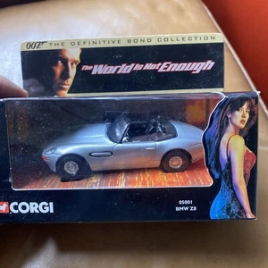 Mülleimer CORGI 007 THE WORLD IS NOT ENOUGH 007 BMW Z8 Originalverpackt - Bild 1 von 8