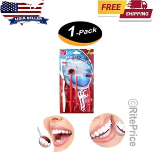 7 Pieces Dental Care Tooth Brush Kit Floss Stain Tongue Picks Teeth Denticlean - Picture 1 of 5
