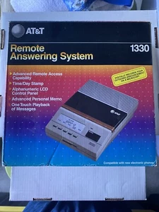 Vintage 1988 AT&T Telephone Answering Machine System Cassette Model 1330 Manual - Picture 1 of 7