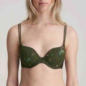 Sujetador Marie Jo Joanna de lujo en forma de corazón en verde bosque (NP 89,90) - Imagen 1 de 7