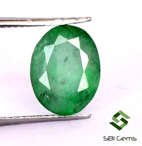 1.64 CTS Certified Natural Emerald Oval Cut 8.75x6.75 mm Untreated Loose Gems - Picture 1 of 5