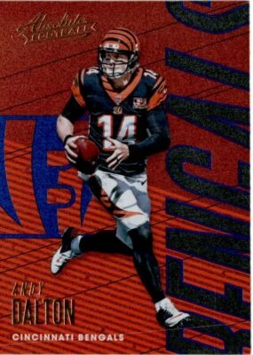 Andy Dalton Cincinnati Bengals 2018 Panini Absolute Spectrum Blue #19 - Image 1 of 2