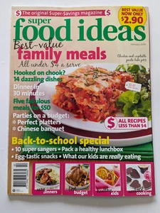 Super Food Ideas Magazine Issue 100 February 2009 Australia's No.1 Food Magazine - Foto 1 di 4