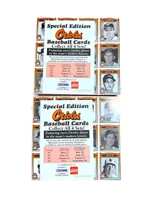 1991 Crown Gas Station Stadium Giveaway BALTIMORE ORIOLES Team Set 246 Cards - Picture 1 of 2
