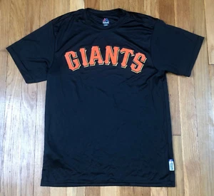 Camiseta deportiva grande de secado rápido de los Gigantes de San Francisco para niños joven MLB majestuosa nueva - Imagen 1 de 6