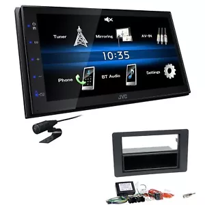 JVC 2 DIN Digital Autoradio Bluetooth USB für Saab 9-5 2009-2011 schwarz - Bild 1 von 5