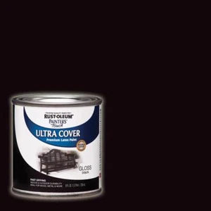 Rust-Oleum Painters Touch Gloss Black Water-Based Ultra Cover Paint Exterior and - Picture 1 of 1