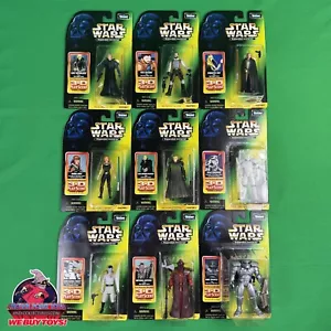 1998 - Kenner Star Wars POTF Set Of 9 Expanded Universe 3D Playscene - Complete - Foto 1 di 11