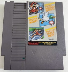 Super Mario Bros Duck Hunt World Class Track Meet NES  NOT TESTED- Free Shipping