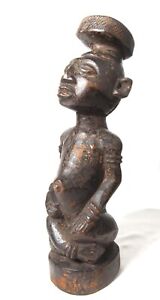 Zair: figurka klęcząca - berło w prawej ręce, "Wodz/Król" | wysokość 30 cm
