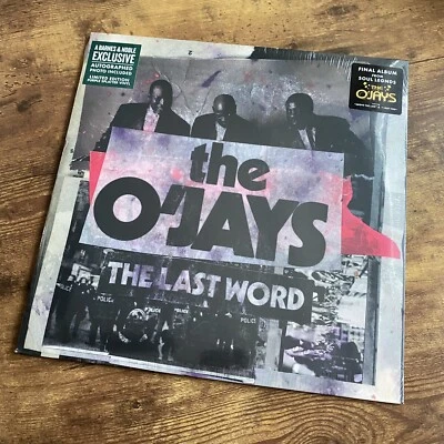 THE O'JAYS The Last Word PURPLE VINYL w/ SIGNED PHOTO exclusive LP NEW SEALED - Image 1 of 3