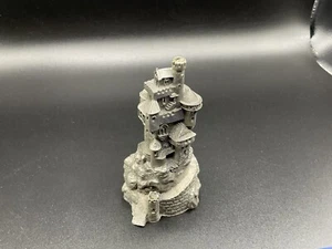 Pewter Castle Made In The USA 3 1/4” Tall By 2” Wide Very Detailed - Picture 1 of 8