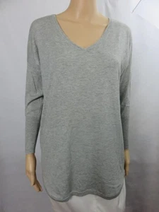 NEW Joie Light Heather Gray Chyanne Wool/Cashmere V-Neck Sweater Size XS NWT - Picture 1 of 6