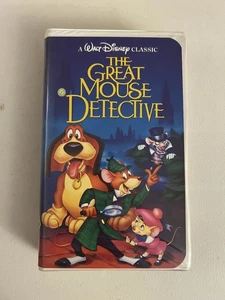 The Great Mouse Detective, A Walt Disney CLASSIC, VHS Tape Movie, Children's Car - Foto 1 di 3