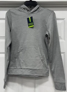 DSG ' BOYS ' TRICOT TRAINING HOODIE ' SIZE LARGE ' LIGHT HEATHER - Picture 1 of 2