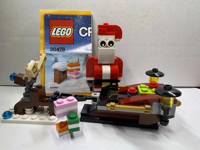 LEGO CREATOR: Jolly Santa # 30478 and Lego Set #40287 Reindeer Sleigh LOT - Image 1 of 4