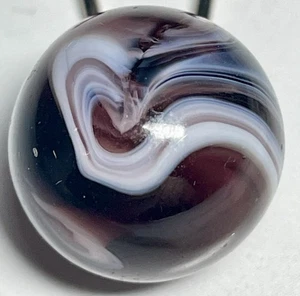 HSMibs CAC Christensen Agate 1 Seam Purple Slag .63” Machine Made Marble Tr1-a11 - Picture 1 of 7