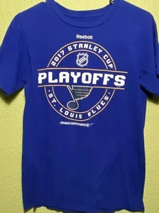 St. Louis Blues T-shirt Men S 2017 Stanley Cup playoffs - Picture 1 of 3