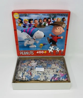 Ceaco Peanuts Together Time Puzzle 400 Pieces 24” x 18”  (Open Box) READ - Image 1 of 4