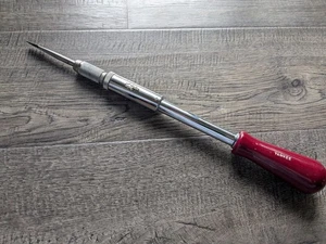 Vintage Stanley YANKEE 130A Spiral Ratchet Screwdriver Push Drill NICE - Picture 1 of 8