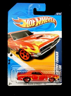 Hot Wheels HW Main Street '69 Mercury Cougar Eliminator Redline Foto 1 de 4