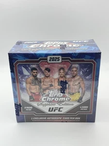 2025 Topps Chrome® UFC Sapphire Edition Hobby Box Sealed Brand New In Hand - Bild 1 von 4