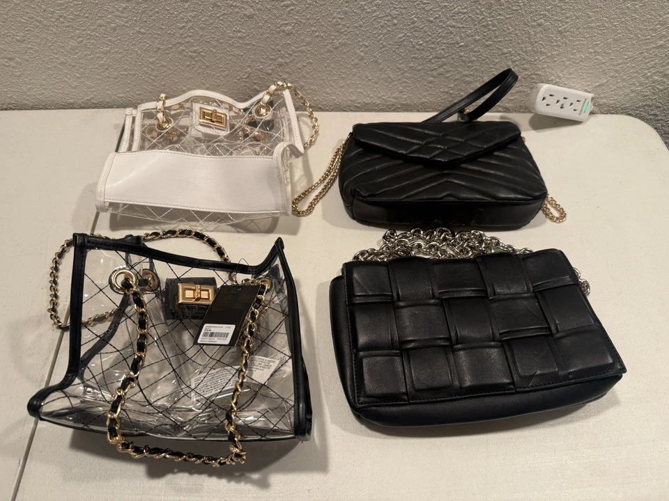 Lote de 4 Bandolera de Hombro Transparente Forever 21 Foto 1 de 4