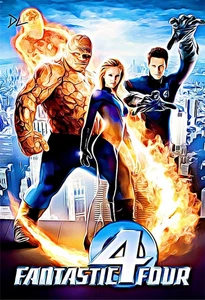 Fantastic Four "Marvel Comics" Original Pop Art Print - 13 x 19 Poster - Picture 1 of 1