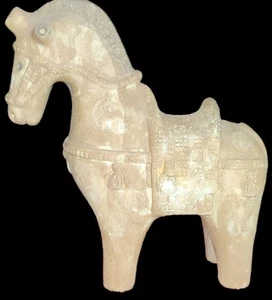 Aldo Londi Bitossi (Italy) Vintage 1960s, 'Scavo' 12.5" XL Ceramic Horse (RARE) - Picture 1 of 6