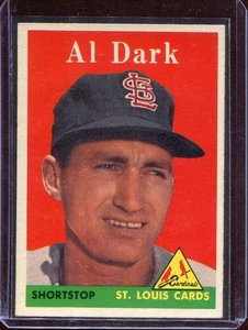 1958 Topps Baseball # 125 Al Dark (EX-MT) Excellent to Mint - Picture 1 of 2
