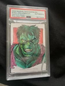 2022 Marvel Masterpieces 1of1 sketch by Bora Arslanbulut - Picture 1 of 2