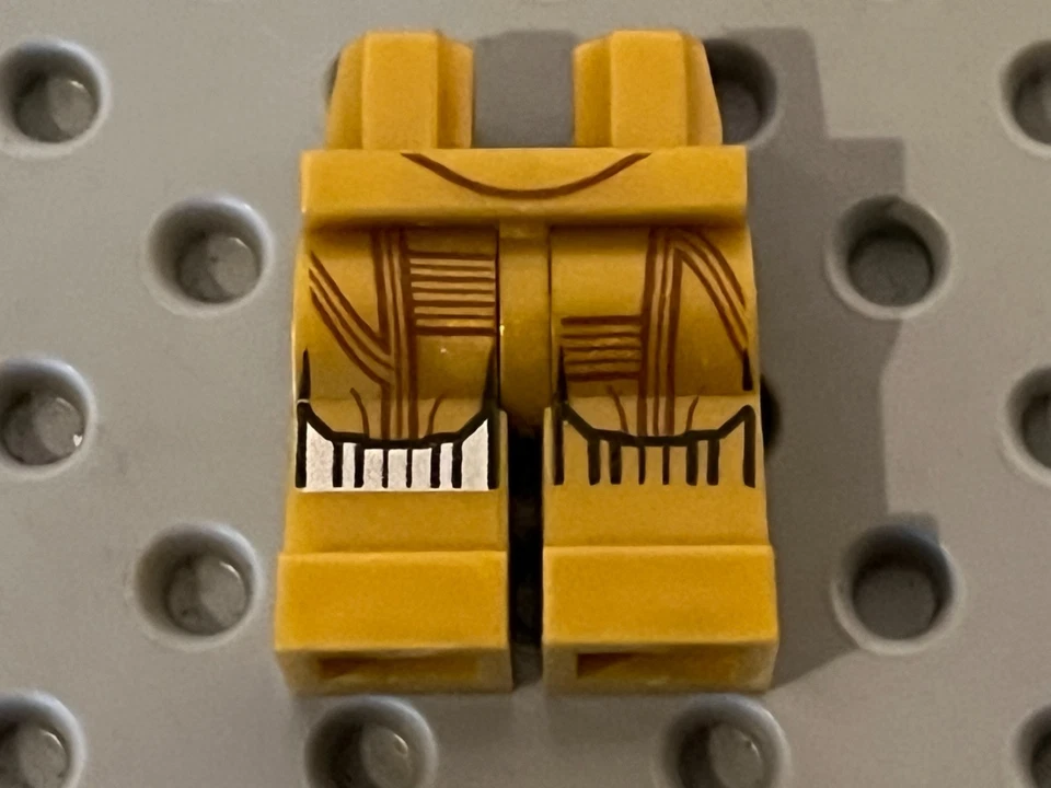 LEGO STAR WARS minifig Legs C-3PO Droid 970c00pb0313 / Set sw0700 sw0561 sw0680 - Photo 1/1