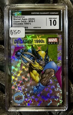 2020 Marvel Ages Decades 1990s WOLVERINE 🔥 CGC 10 Gem Mint LOW POP! - Image 1 of 2