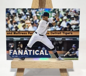 2025 Topps Chrome Fanatical Jace Jung (#FAN-25) Tigers RC SP Case Hit - Bild 1 von 24