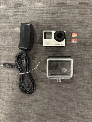 GoPro HERO 4 Session 4K HD Action Camera with Cage, Charger, 2 SD, Works Great - Image 1 of 4