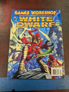 Revista White Dwarf 183 Games Workshop Blood Bowl WFB Epic 40K sin cortar - Imagen 1 de 5