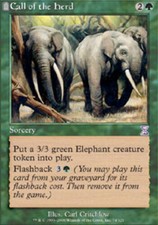 Call of the Herd - Foil ~ Moderately Played Timeshifted MTG Magic UltimateMTG Gr