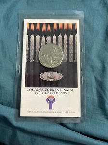 1981 LA CA Bicentennial Birthday Dollars Entertainment Capital Of The World Coin - Bild 1 von 3