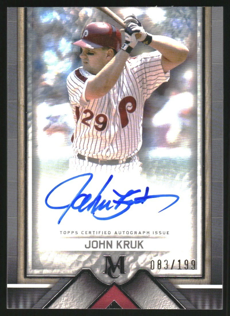 2023 Topps Museum Collection Archival Autographs #AAJK John Kruk Auto /299