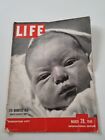 Life magazine international edition March 28 1949 subscription copy Mobil oil