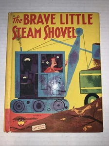 Vintage Wonder Books The Brave Little Steam Shovel 1951 Hardback Book📚 - Imagen 1 de 5