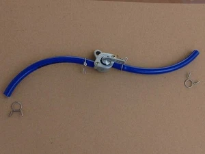 METAL 6MM 1/4" EN LÍNEA COMBUSTIBLE GASOLINA GRIFO MANGUERA AZUL PARA MOTORES CORTACÉSPED encendido apagado - Imagen 1 de 1