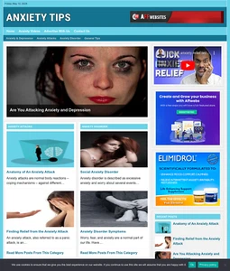Anxiety Guide Website Business For Sale: Ready-to-Launch with Free Installation - Picture 1 of 3