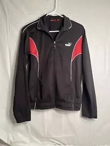 Puma Women’s Large Black And Red Jacket - Picture 1 of 5
