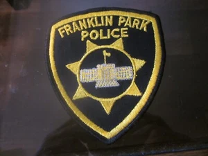 PARCHE POLICÍA FRANKLIN PARK ILLINOIS IL - Imagen 1 de 2