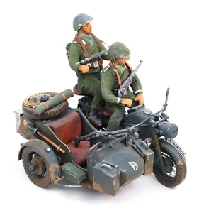 Modell Zündapp KS-750 mit Beiwagen 1:16, Handbemalt, Torro, Detailliert - Bild 1 von 9