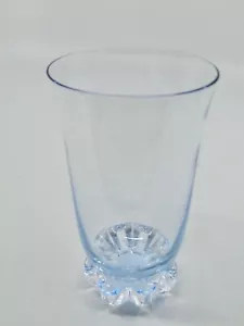 Sasaki Grand Hawthorne feines Kristallglas Becher hellblau klar 8 Unzen 5,5 Zoll - Bild 1 von 7