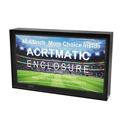 Weatherproof Outdoor TV Cover with Lock , Hard and Durable for 32-75 inch Screen - Image 1 of 4