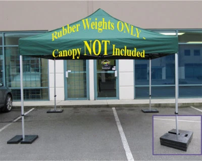 Impact Canopy Pop Up Canopy Rubber Weight Plates for Tent Flag Patio Umbrella