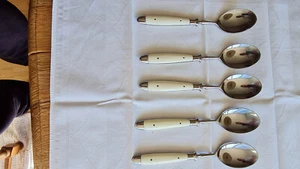 Eichenlaub Solingen, Besteckteile, 5 Tafellöffel, 5 Tafelgabeln - Bild 1 von 2